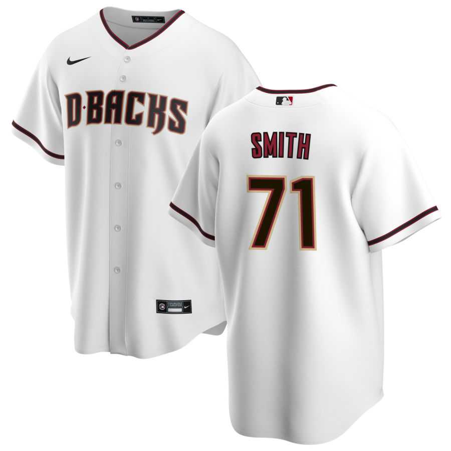 Nike Men #71 Riley Smith Arizona Diamondbacks Baseball Jerseys Sale-White